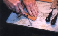 Grooving the thread line